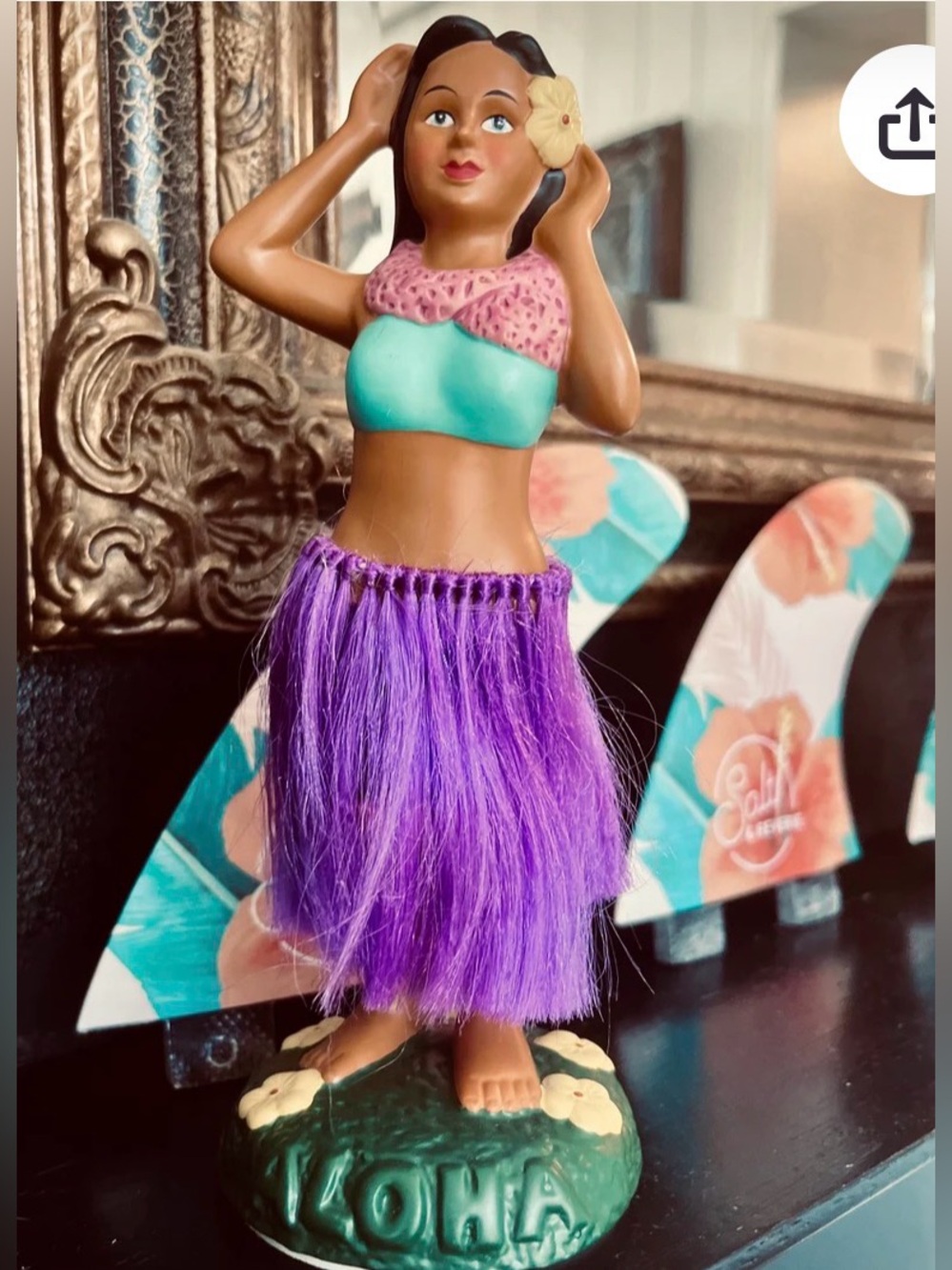Vintage Hula Girl Goddess